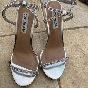 Steve Madden bling strappy high heels